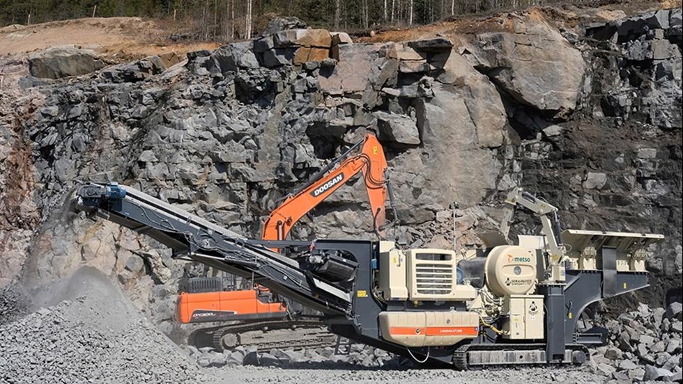 Lokotrack LT120E-leukalaitos.