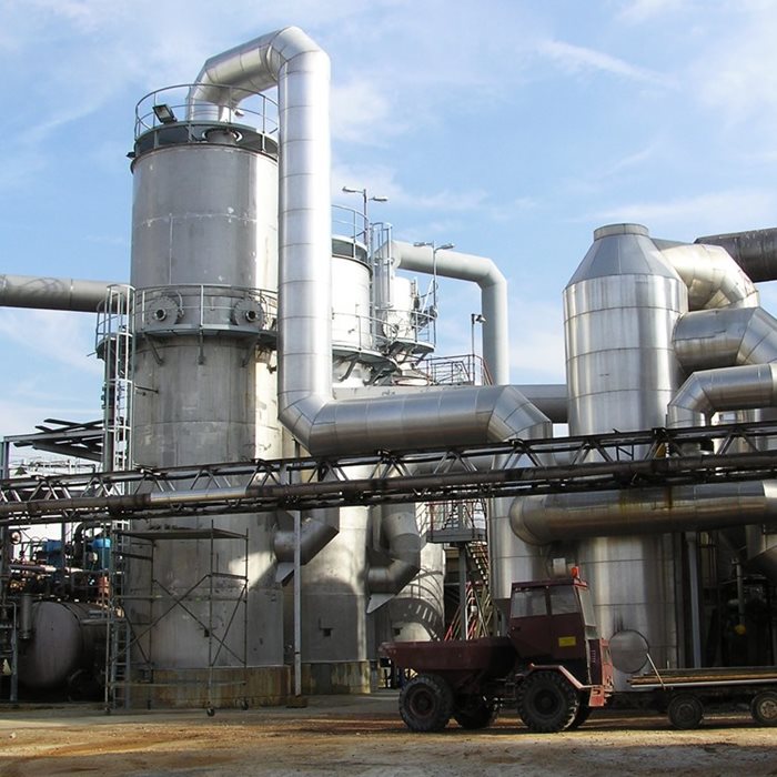 Edmeston SX® absorption towers and pump tanks are made of acid-resistant stainless steel.