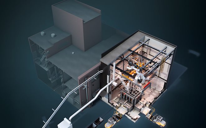 Metso’s Outotec® pilot DRI Smelting Furnace