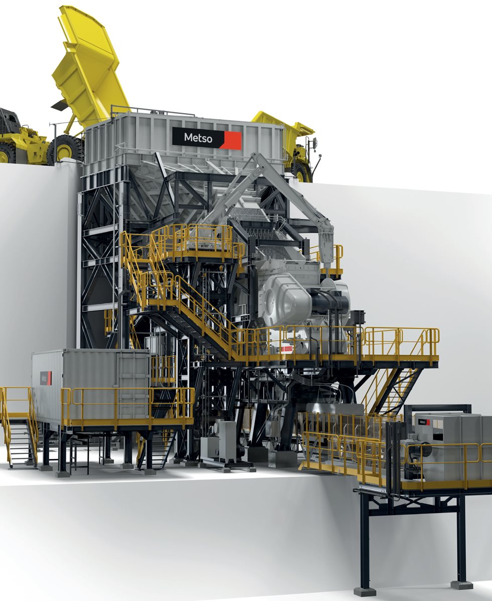 Estaciones de chancado Metso