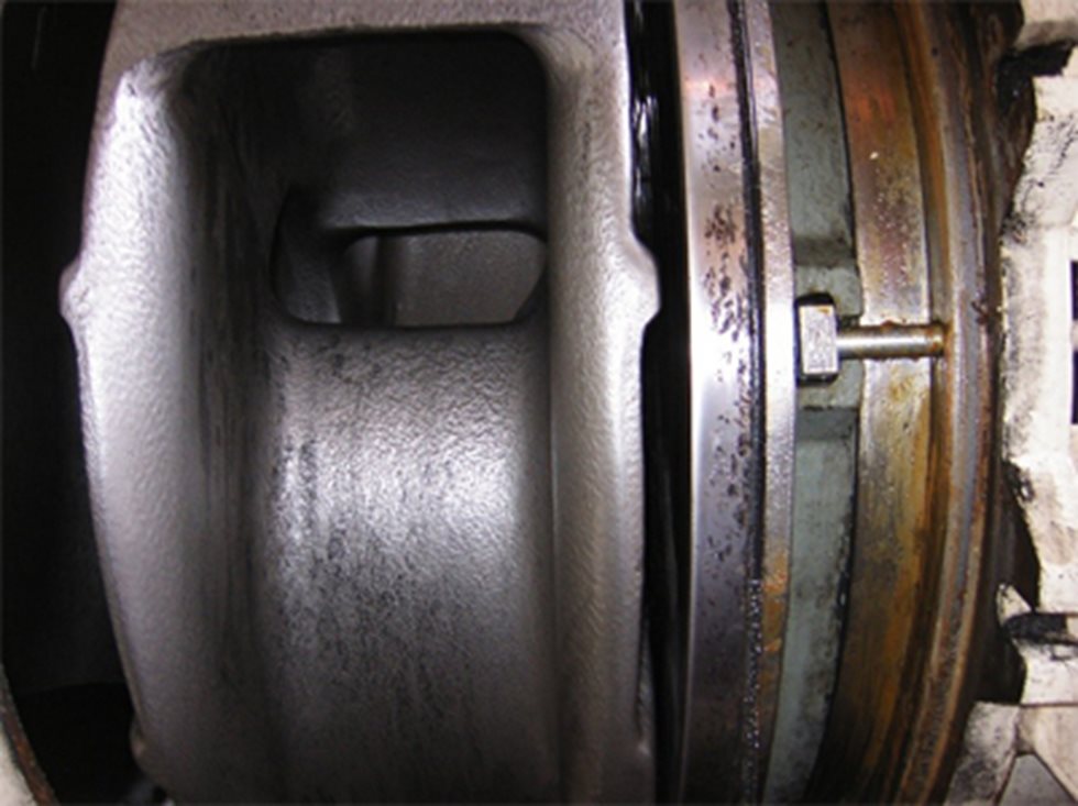 Abbildung 1 - Gleichmäßiger Schaufelverschleiß