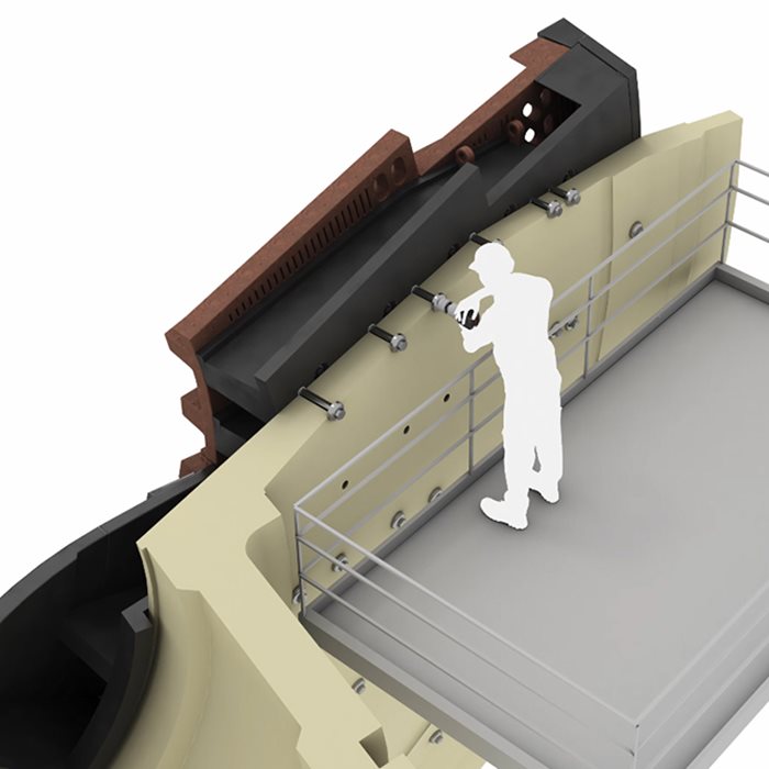 Short bolts, no recoilless hammers