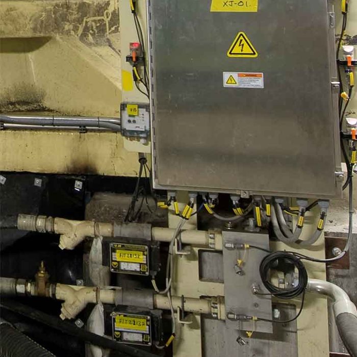 Estaciones de medidores de flujo