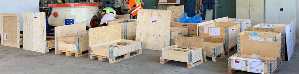 Final control of the parts before the work starts.