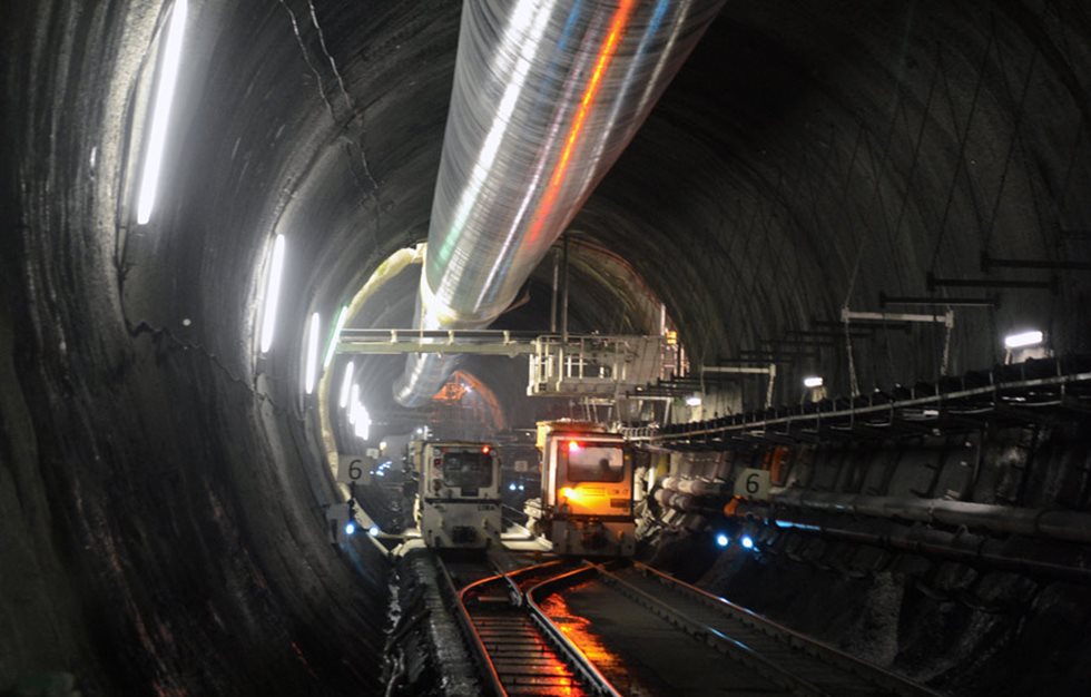 Koralmtunnel-Projekt ist die Lage in einer malerischen Gebirgsregion