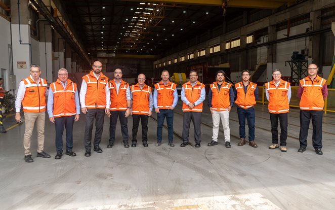 Visita de Sami Takaluoma a la nueva fábrica de Metso en Sorocaba
