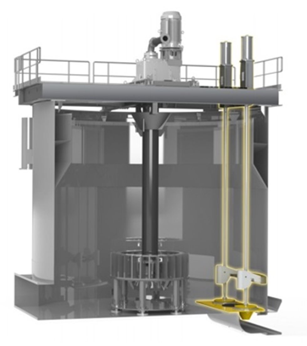 Figura 7 Alcance general de componentes para paquete de modernización de válvulas dardo