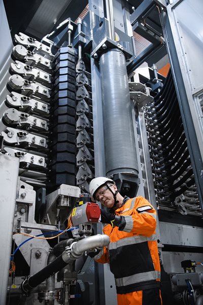 Larox PF filter maintenance