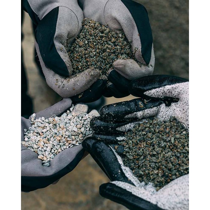 Sand manufacturing process.