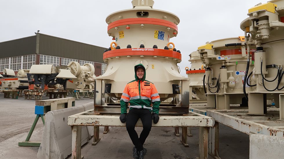 Our expert Janne Lahtela, Product Specialist for GP cones and C jaws