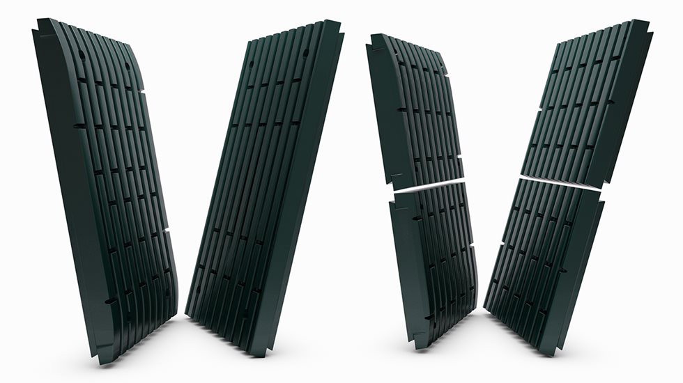 Bild Einteilige und zweiteilige Backenplatten