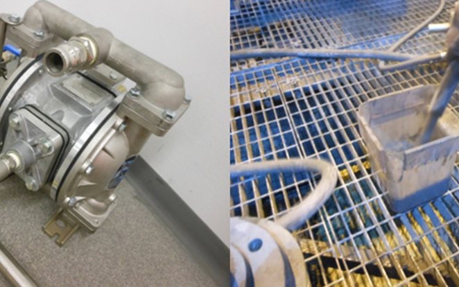 Flotation cells - Air-operated double diaphragm pump