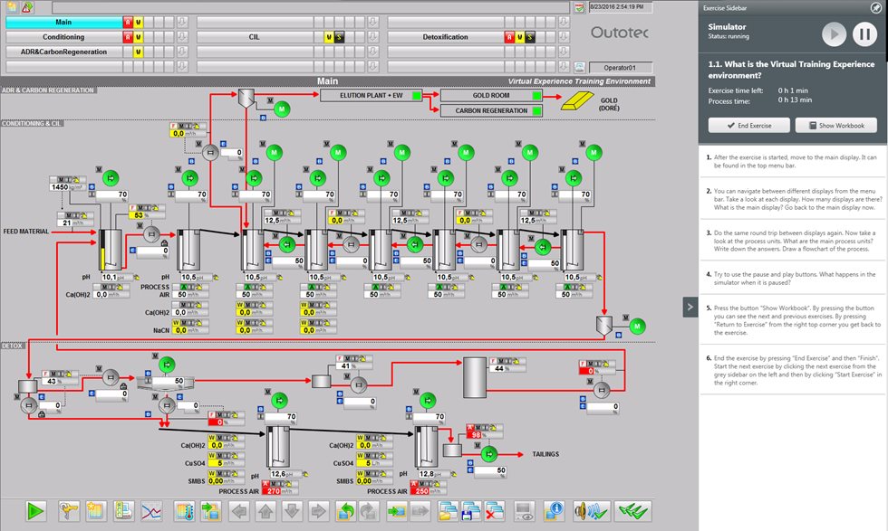 Экран CIL VeX и открытый рабочий журнал 