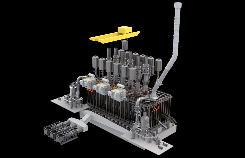 Metso’s Outotec® DRI Smelting Furnace.