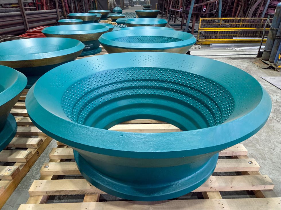 Metso MX for cones features specially designed insert technology to maximize wear life.