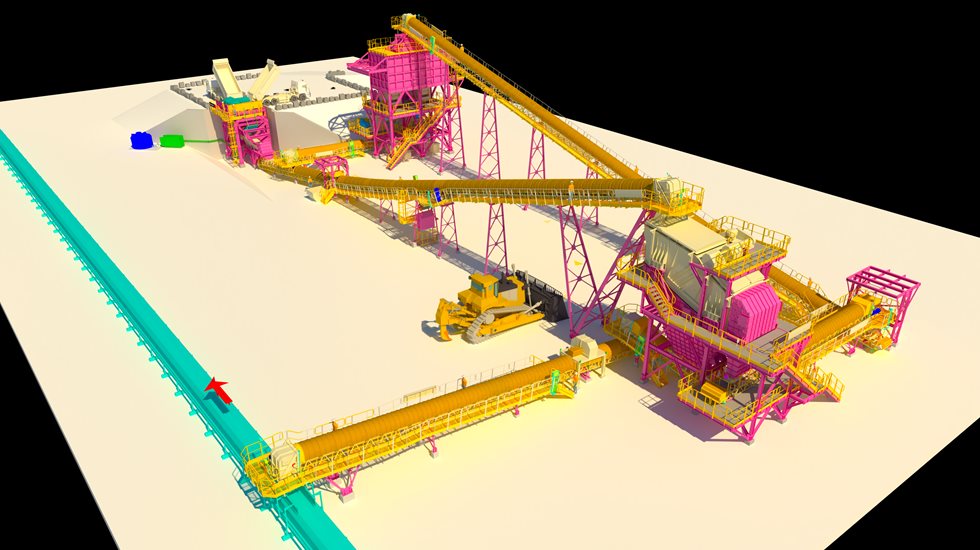 Screenshot from the 3D model.