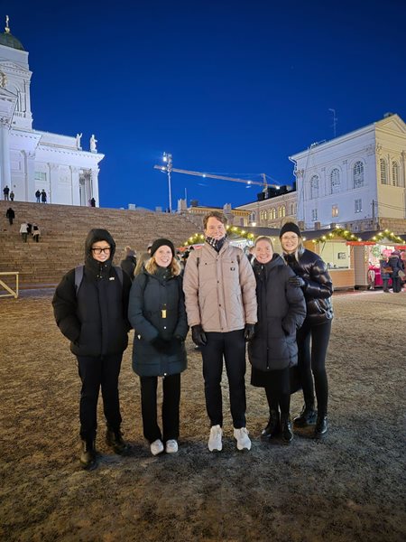 Rock Stars visiting Finnish Christmas market with Metso colleagues. 
