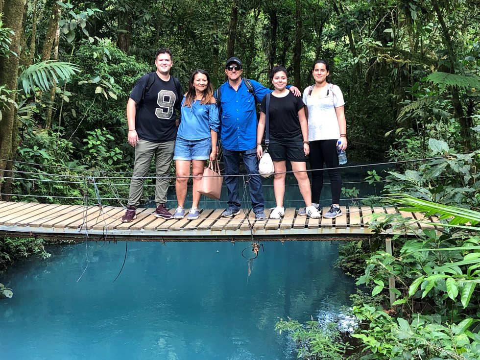 Oldermar with his family.