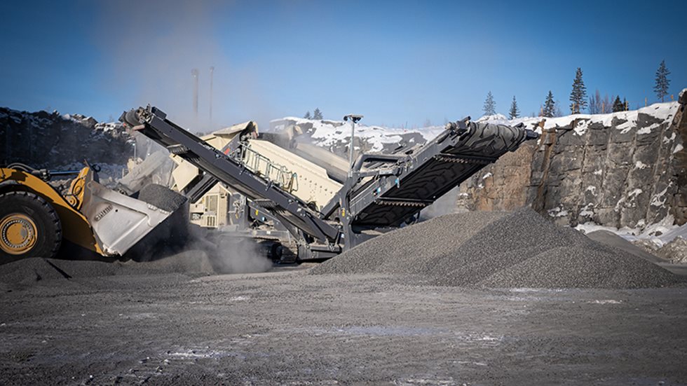 Metso Outotec equipment at work in RKJ Rahikainen site