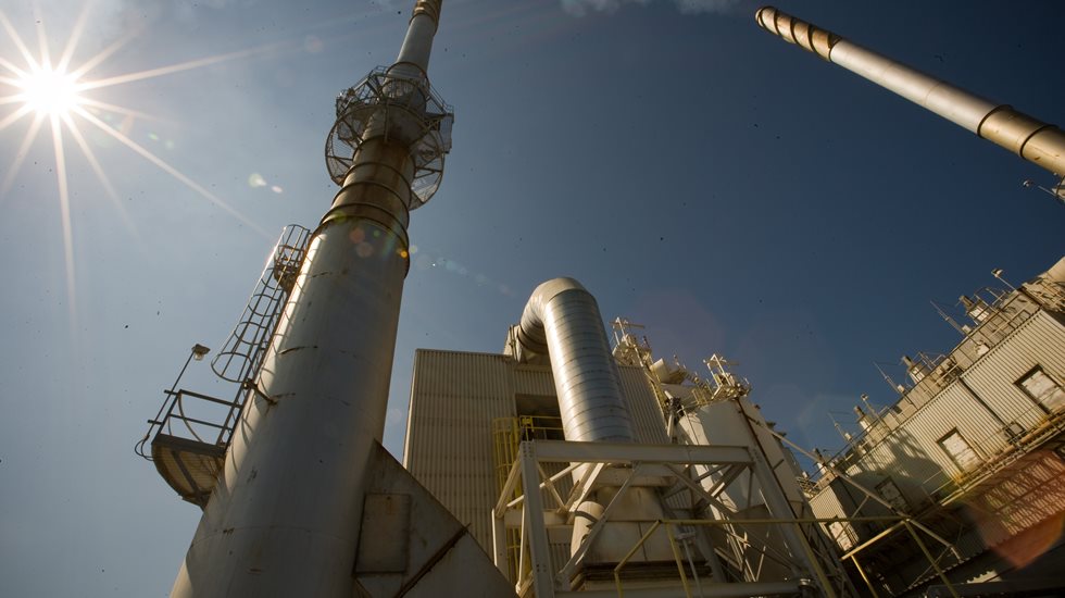 Graymont pebble lime plant