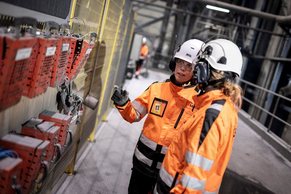 Zero accidents is a key target for Kaunis Iron and Metso.