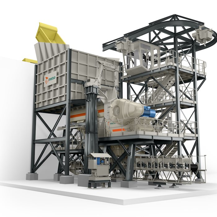 Щековая дробилка и питатель VF