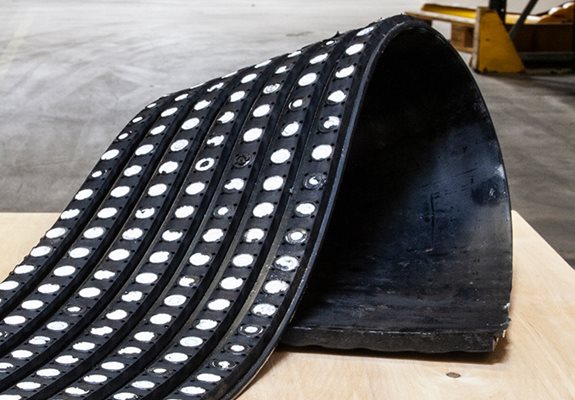 Conveyor pulley lagging