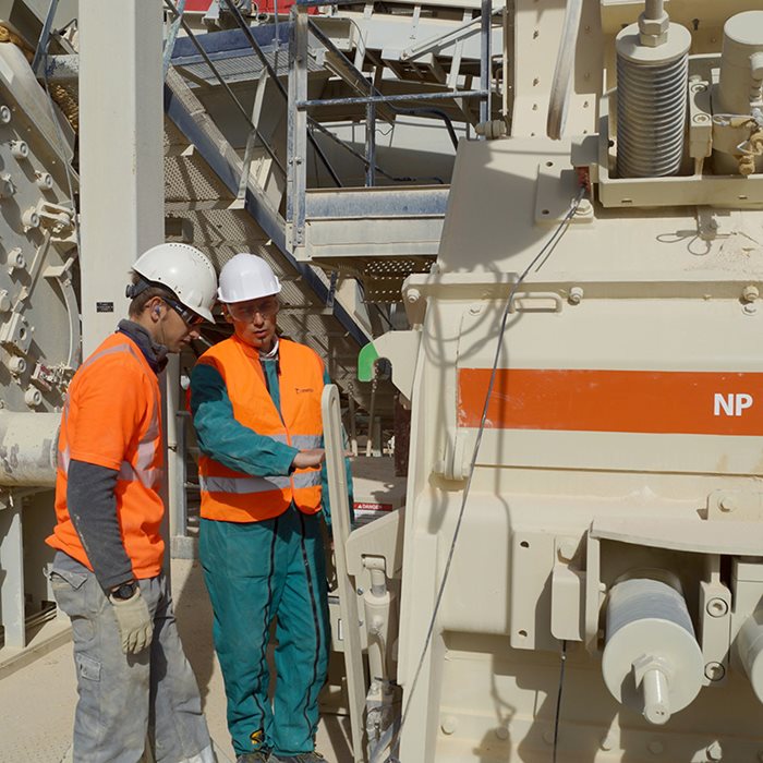 Impact crusher spare parts