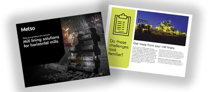 Mill lining brochure covering all Metso offering for mill liners