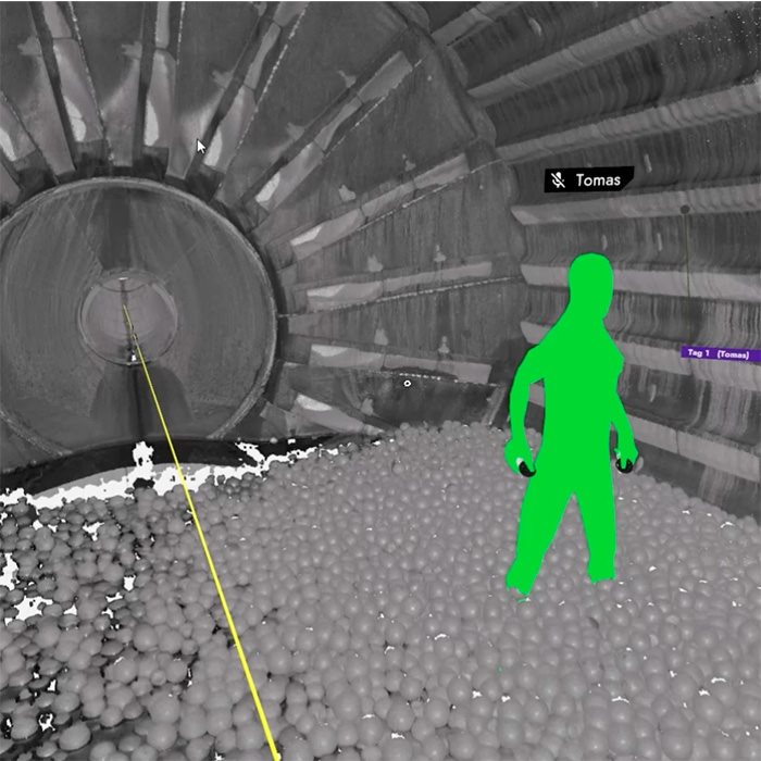 3D view of the inside of your mill