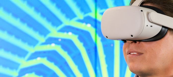 View mill lining 3D scans  in virtual reality