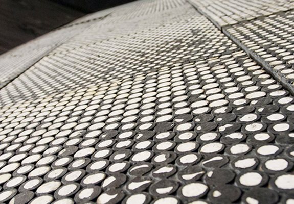 Revestimento cerâmico contra desgaste