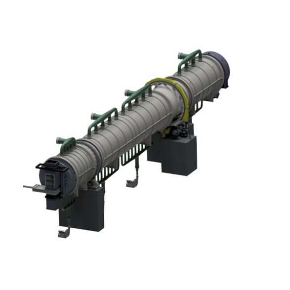 cross flow rotary cooler