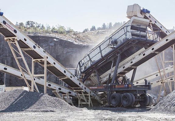 Metso NW Rapid™ portable crushers.