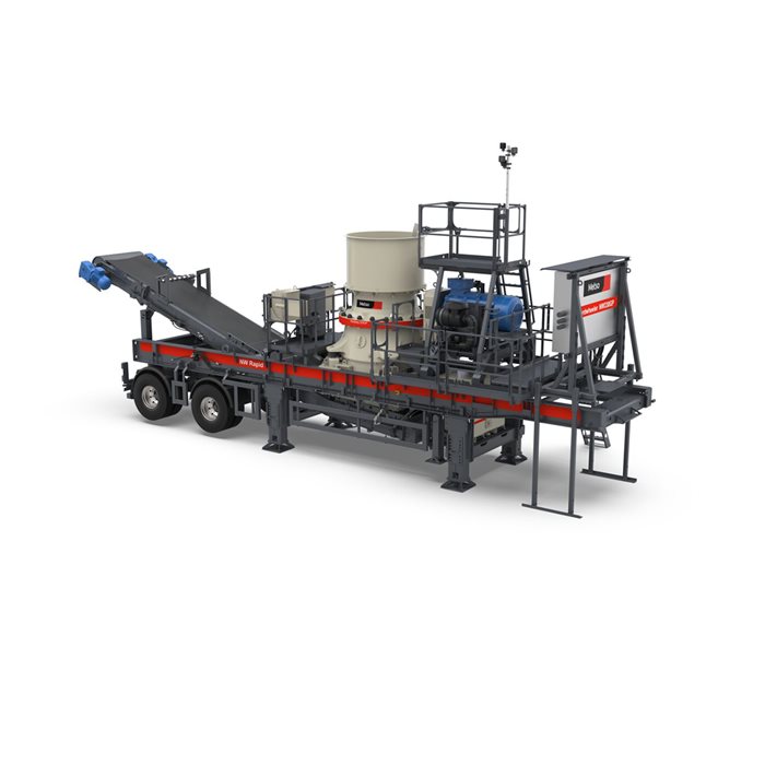 NW330GP portable cone crusher adjustable for any crushing need