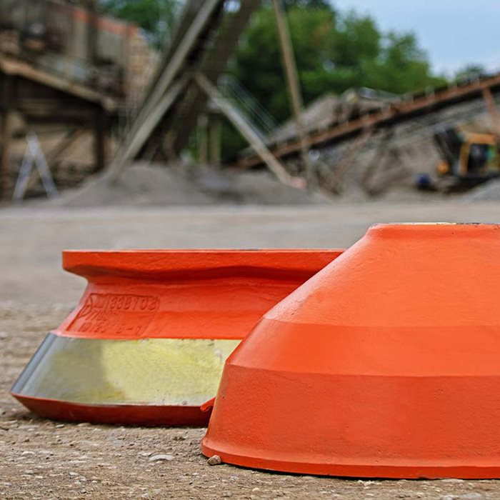 Metso har noggrant utvecklat slitdelarna i O-Series för att du ska ha kontroll över din krossning till en överkomlig kostnad.