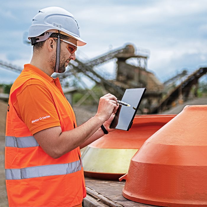 Krosslitdelarna i O-Series finns för Nordberg® C-, HP-, GP- och Symons™-krossar.