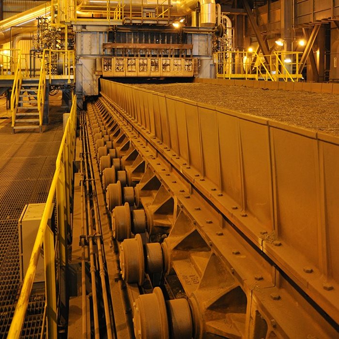 Ampliación de la bandeja de sinterización