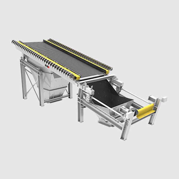 Roller screens for pellet plants