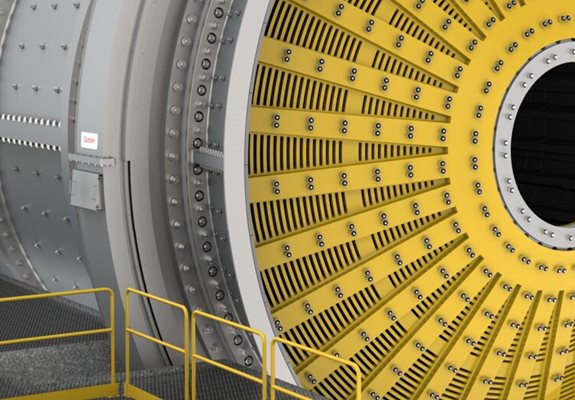 Мельница с открытой разгрузкой