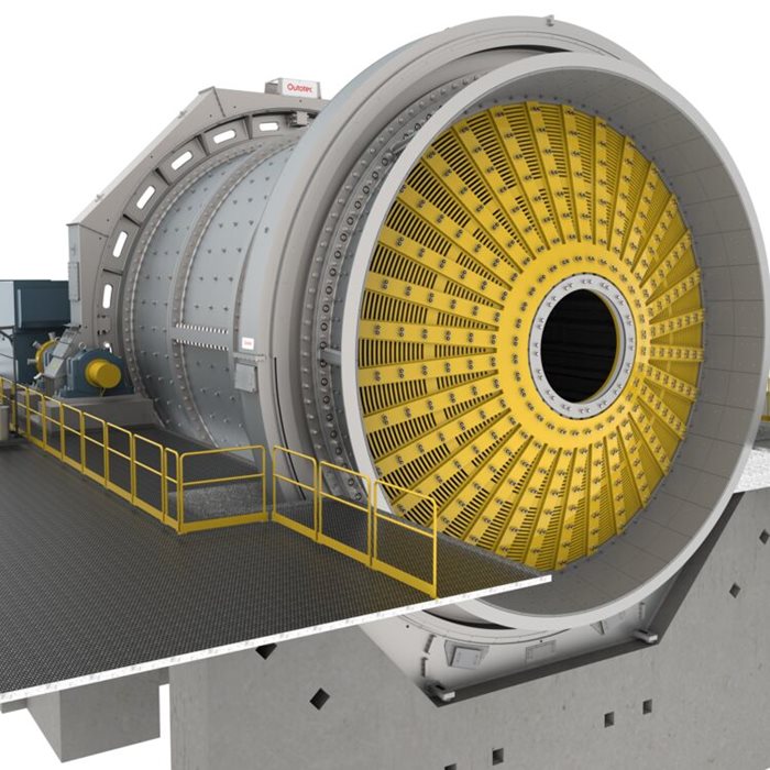 Мельница с открытой разгрузкой
