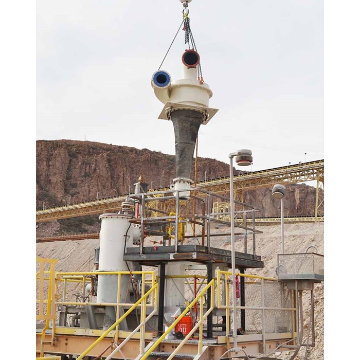 Hydrocyclones provide maximum process performance and uptime in wet classification applications.