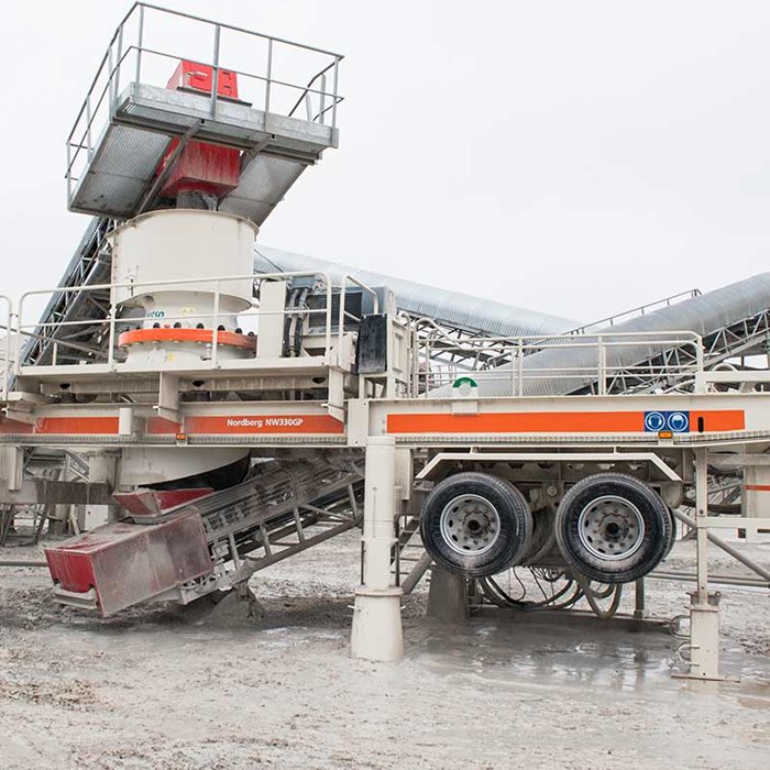 NW™-sarjan pyöraalustaiset murskaimet voidaan räätälöidä täysin käyttäjän tarpeiden mukaan.