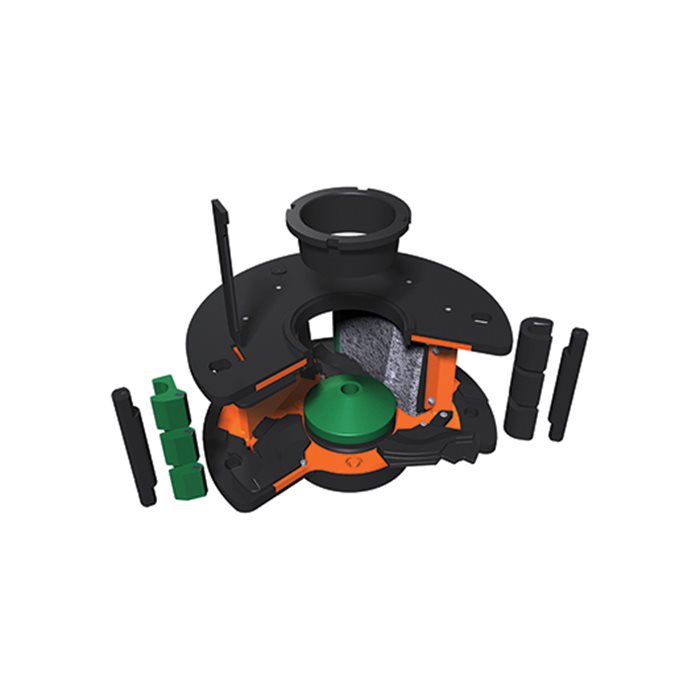 Orange rotor is by default in all new Barmac® B7150SE™ VSI crushers.