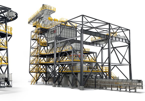 Mining crushing stations