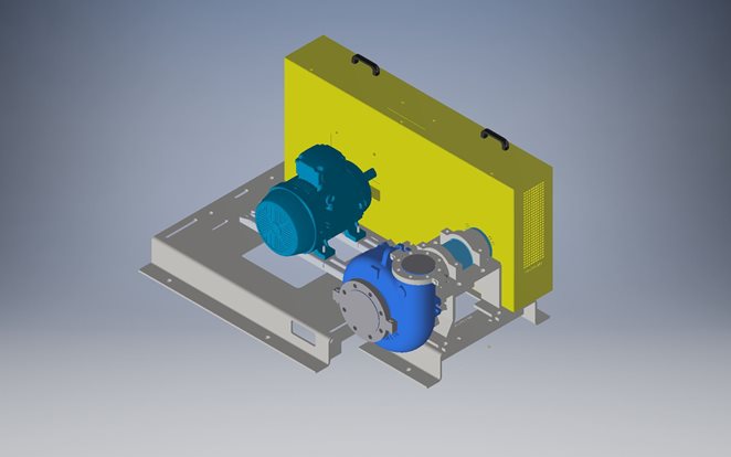 3D-MODEL-PUMP-MM150-FF-S-AN-STD-IEC160-LHS