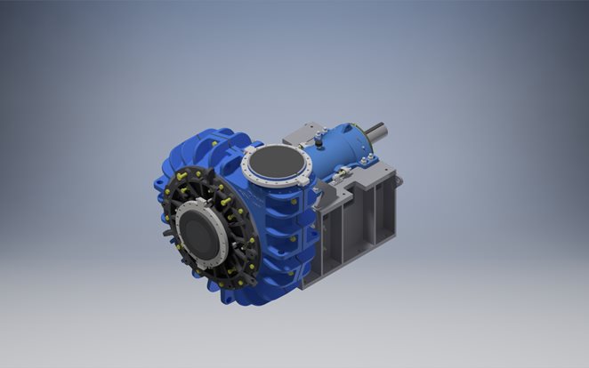  3D-MODEL-PUMP-MDR400-FF-S-AN-STD-BARESHAFT