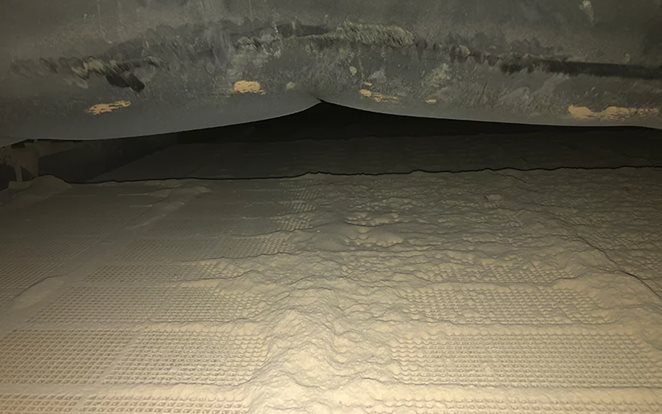 causado por la humedad